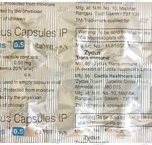 Tacromus 0.5mg Capsule